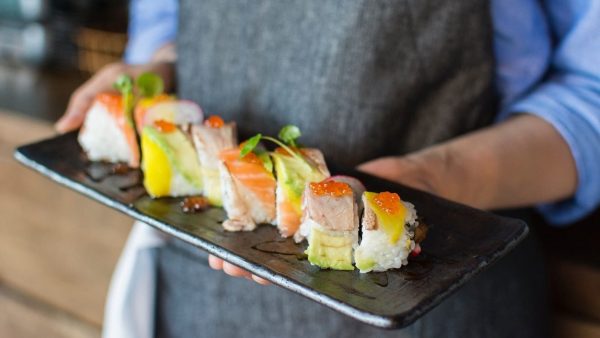 Sushi gourmet en Santiago