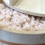 el arroz en el sushi