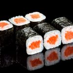 Sushi con arroz por fuera - Gourmet en Vitacura
