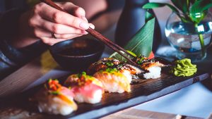 Consumo de sushi - gourmet en Vitacura