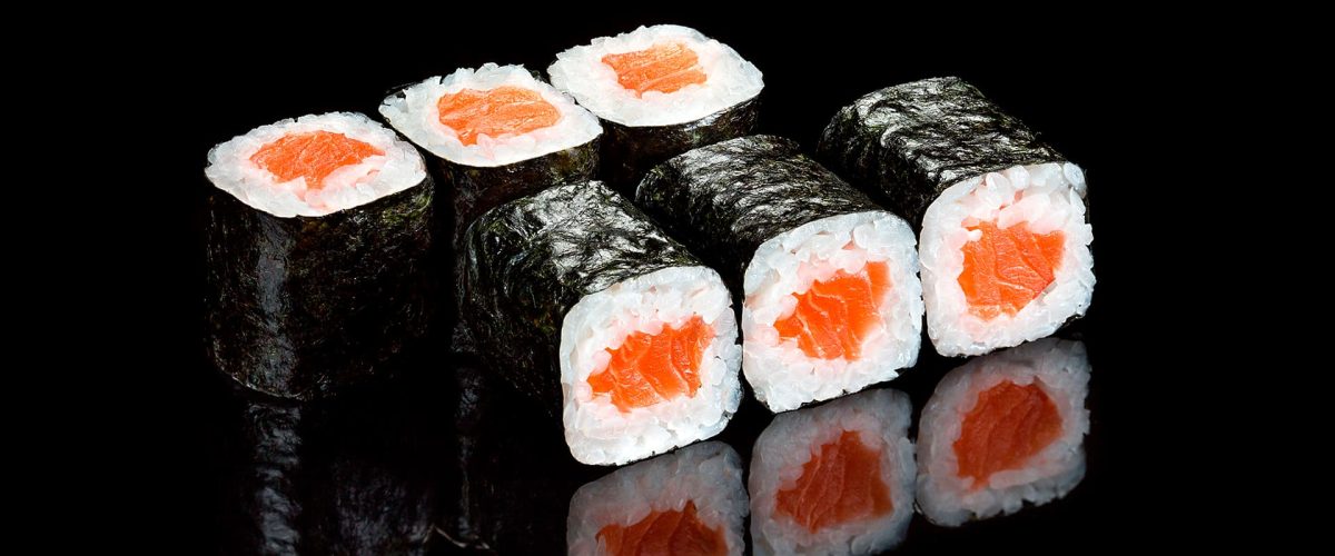 Sushi con arroz por fuera - Gourmet en Vitacura